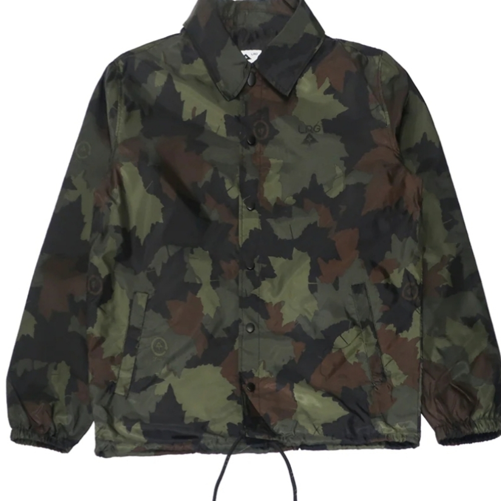 LRG CAMO COACH JACKET for men Windbreaker
